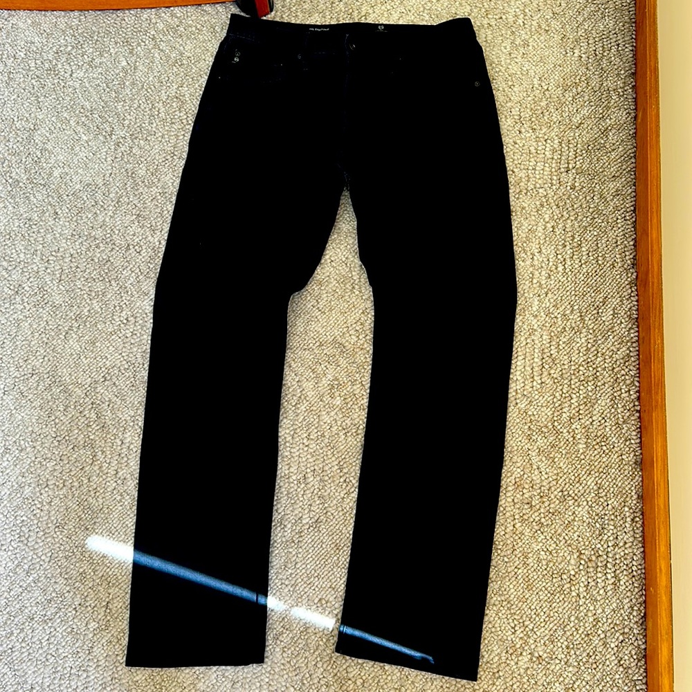 AG Adriano Goldschmied black jeans.   The Graduate, 34x32. Barely worn